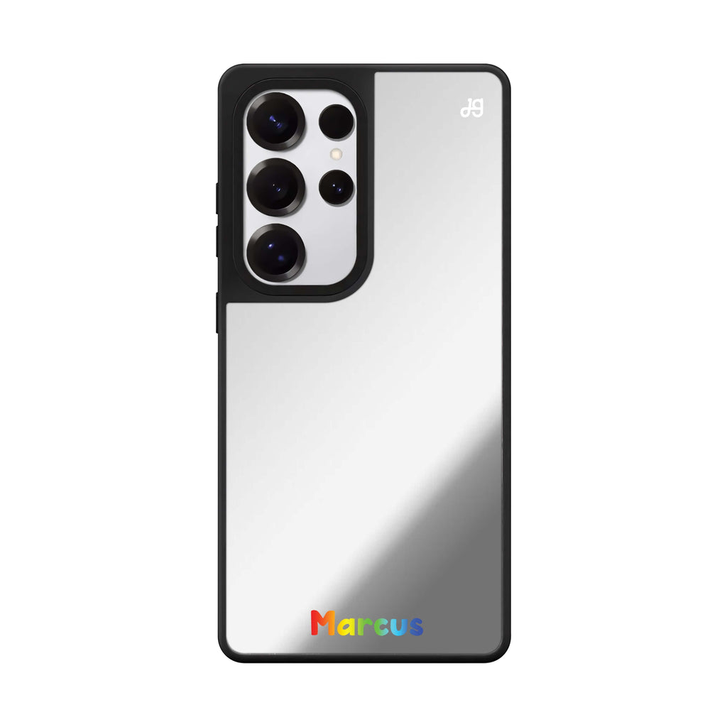 Custom Custom 5 Samsung Galaxy S25 S24 S23 Ultra mirror case, front view