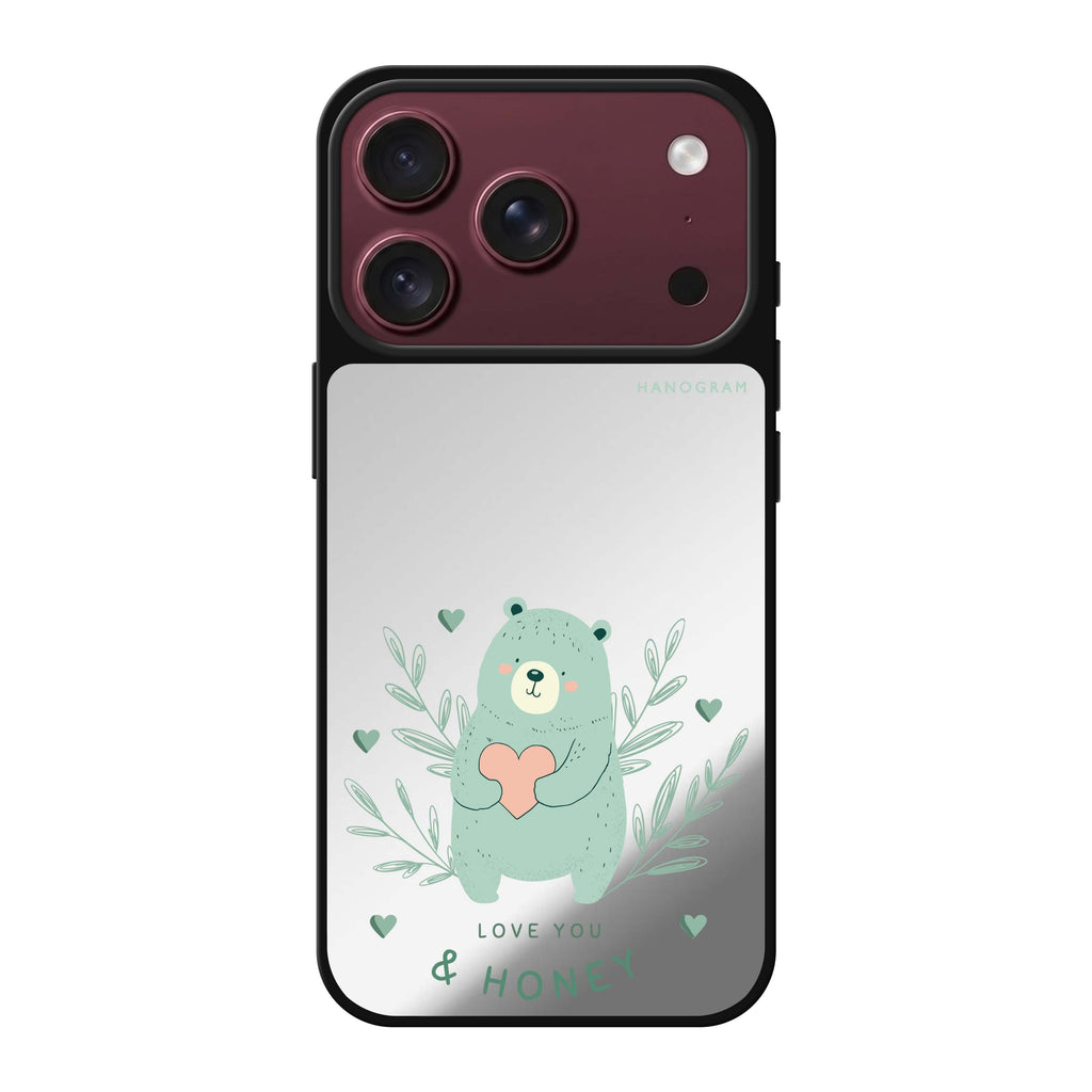 Honey Bear bear animal iPhone 18 Pro Max mirror case