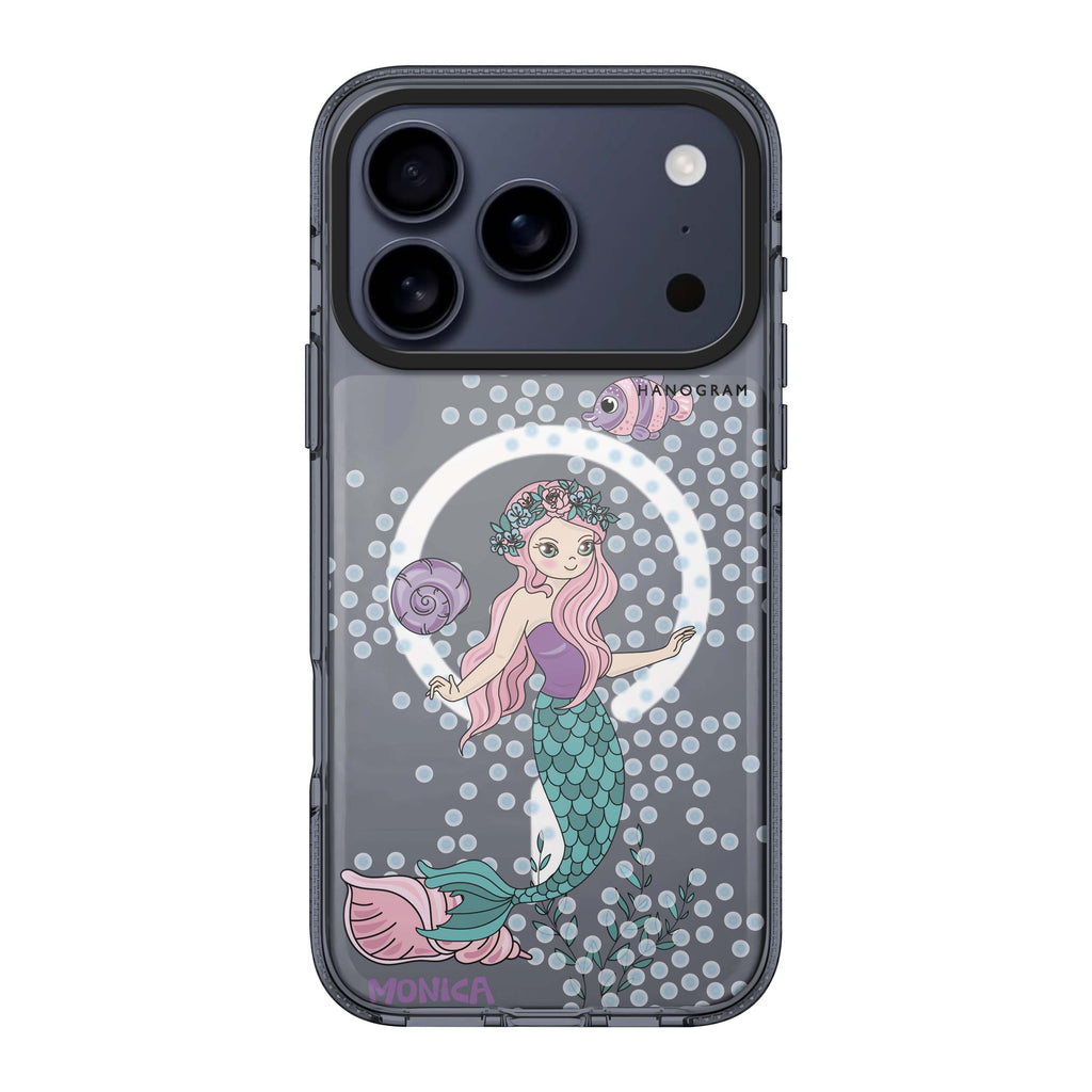 Mermaids personalized name mermaid animal iPhone 17 Pro Max ultra clear case