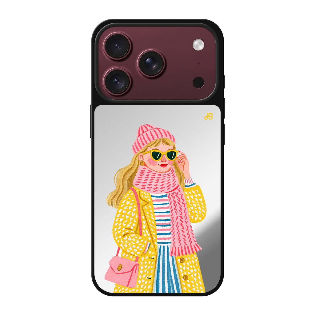 Cold Days Bright Layers iPhone 18 Pro Max Mirror Case - design view 1