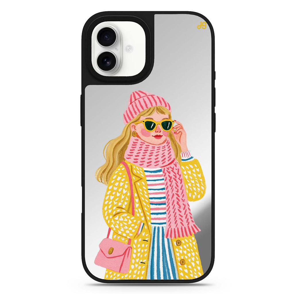 Cold Days Bright Layers iPhone 17 Mirror Case - View 1