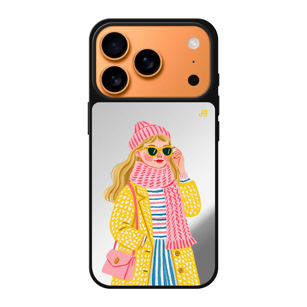 Cold Days Bright Layers iPhone 17 Pro Max Mirror Case - design view 1