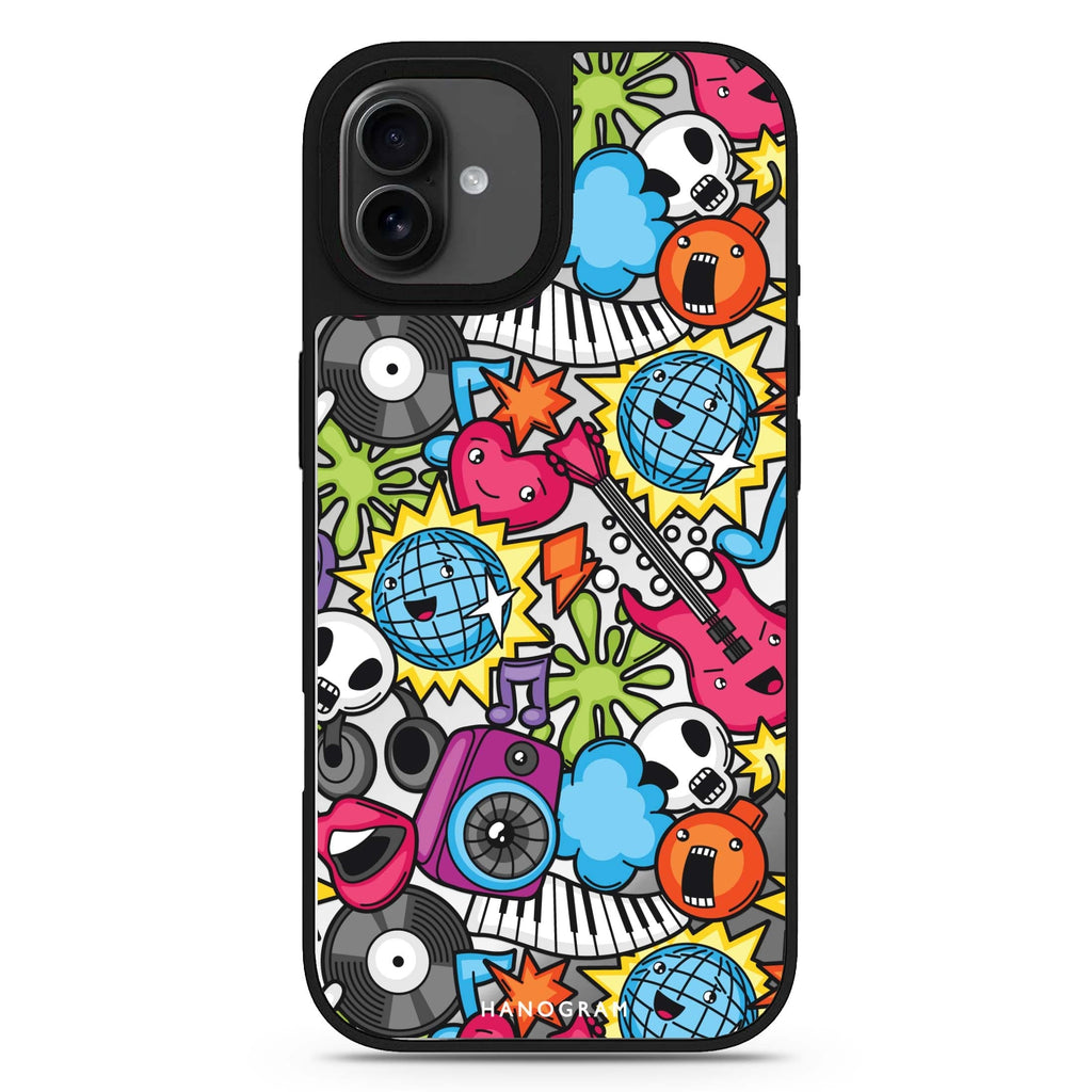 Music Time iPhone 17 mirror case