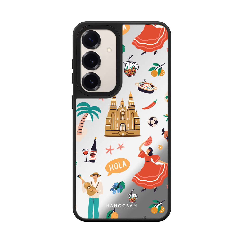 Hola Samsung Galaxy mirror case front view
