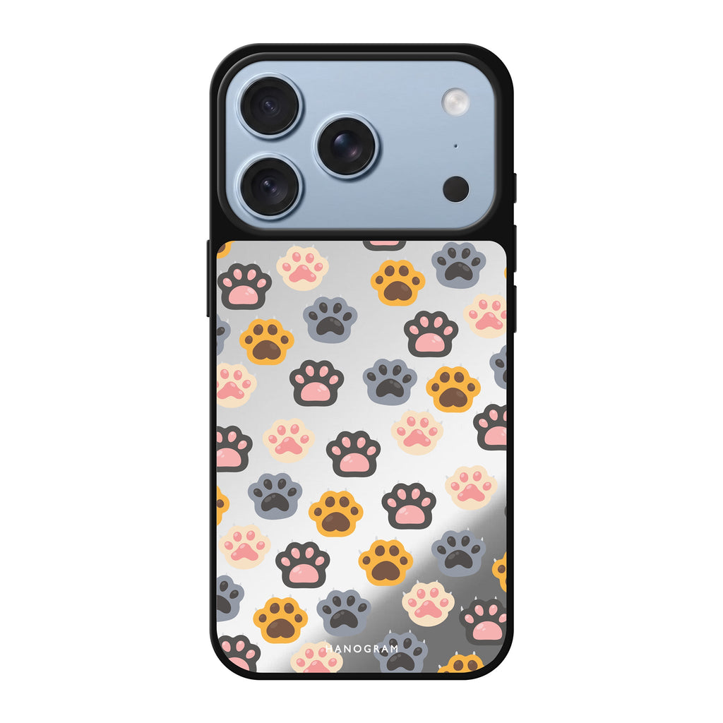 Paws & Pads animal iPhone 18 Pro Max mirror case