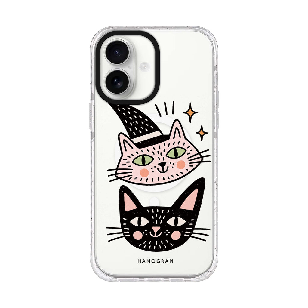 Two Cats One Spell iPhone 17 Ultra Clear Case - product image 1