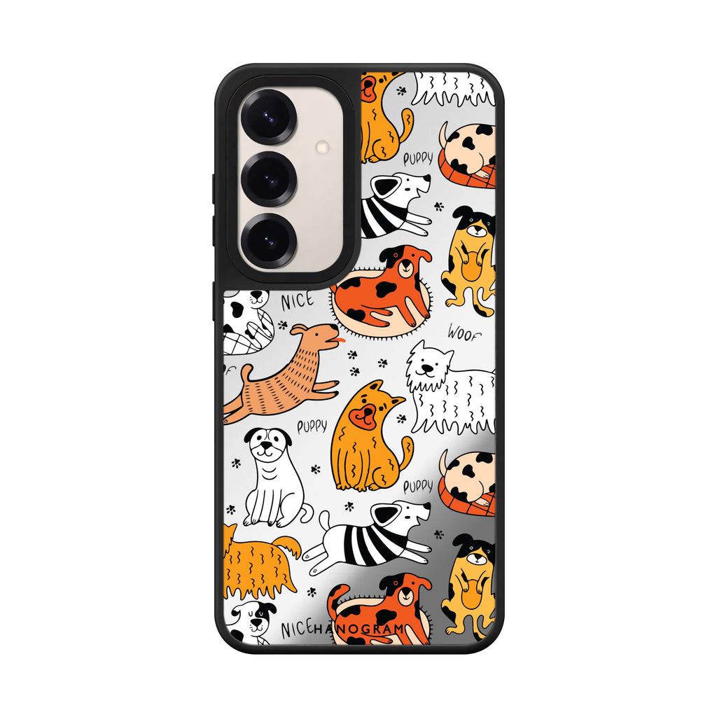 Furry Friends Samsung Galaxy mirror case front view