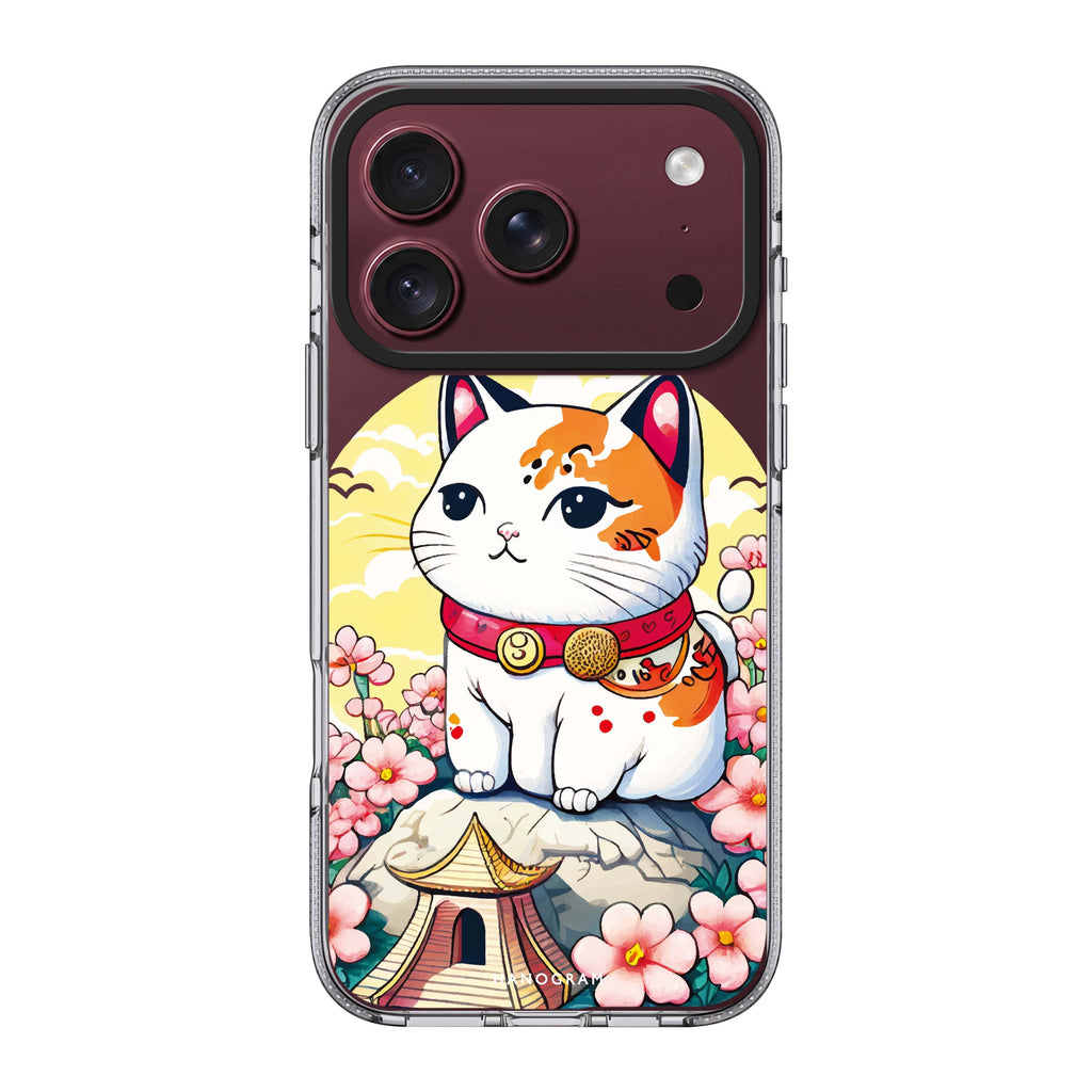 Cat & Flowers Ultra Clear Case