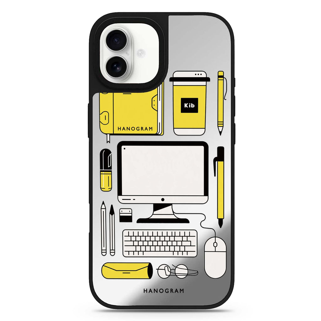 The Yellow Desk Club iPhone 17 Mirror Case - View 1