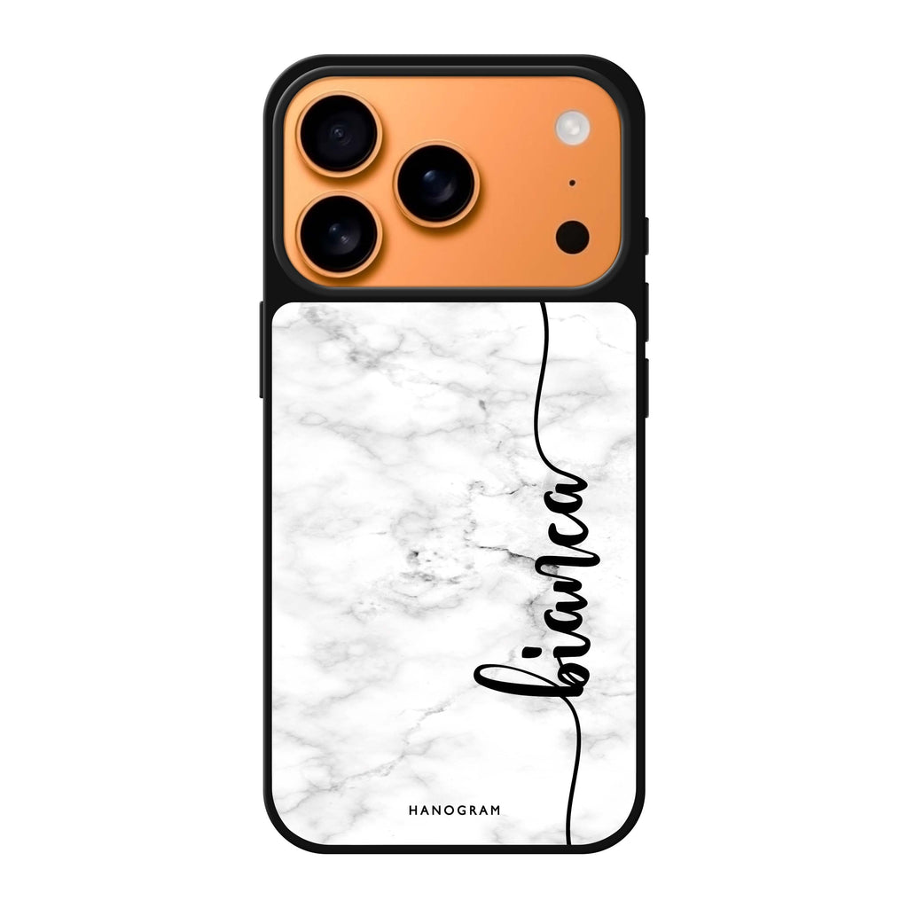 Marble Edition I personalized name marble iPhone 17 Pro Max mirror case