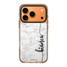 Marble Edition I personalized name marble iPhone 17 Pro Max ultra clear case
