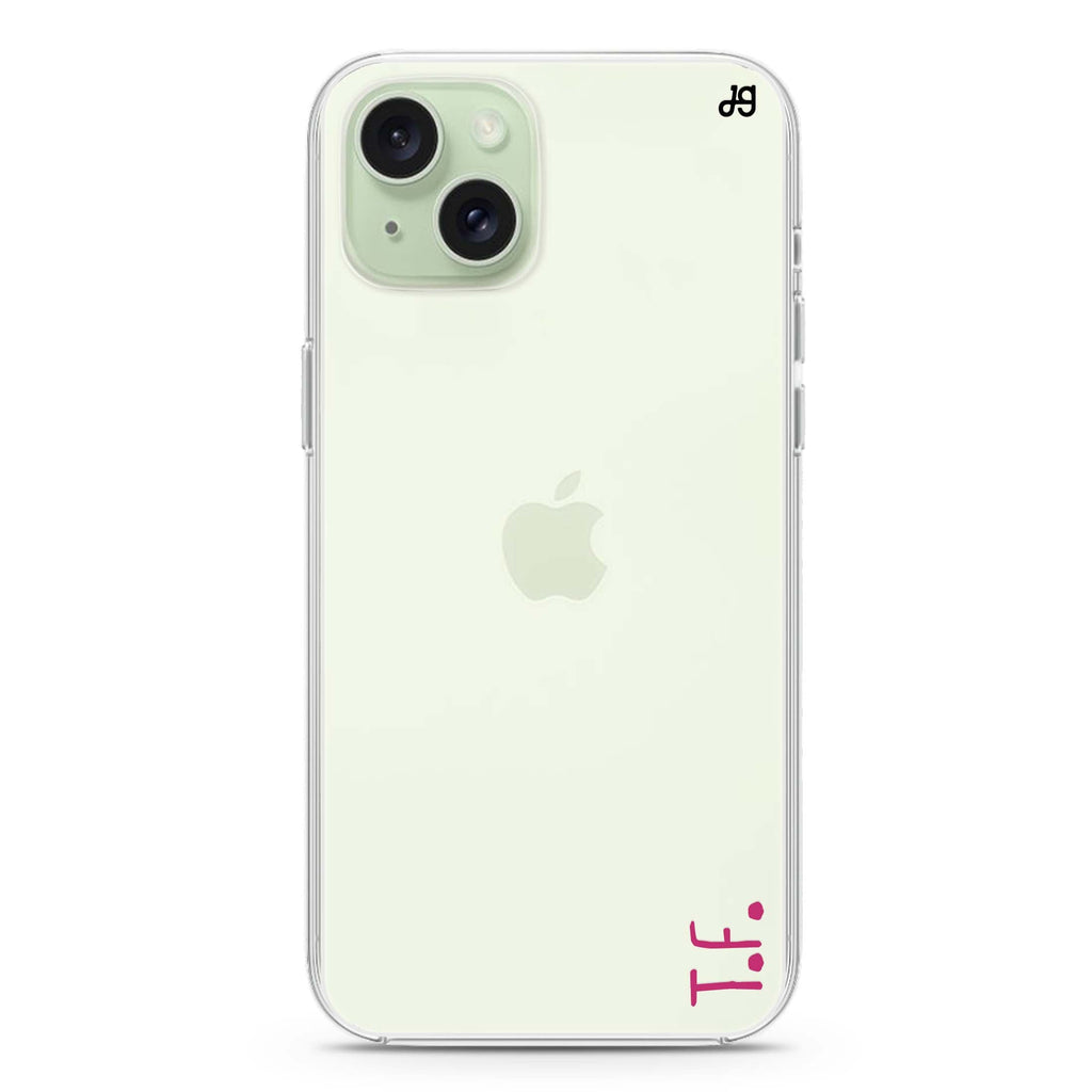 Causal Written Custom iPhone 15 plus Ultra Clear Case