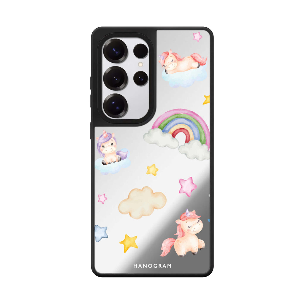 Magic Mane Marvels Samsung Galaxy S25 S24 S23 Ultra mirror case, front view