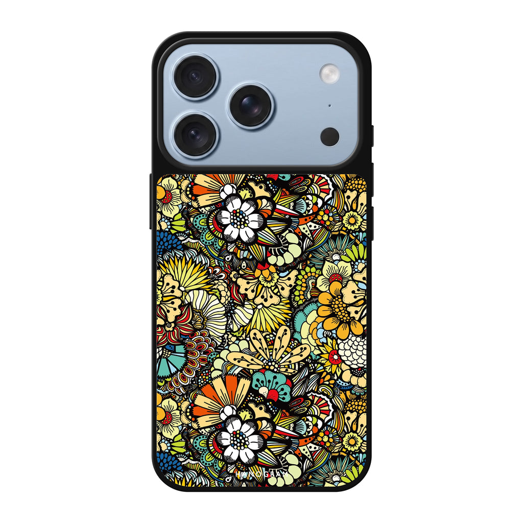 Blooming Harmony spring flower floral iPhone 18 Pro Max mirror case