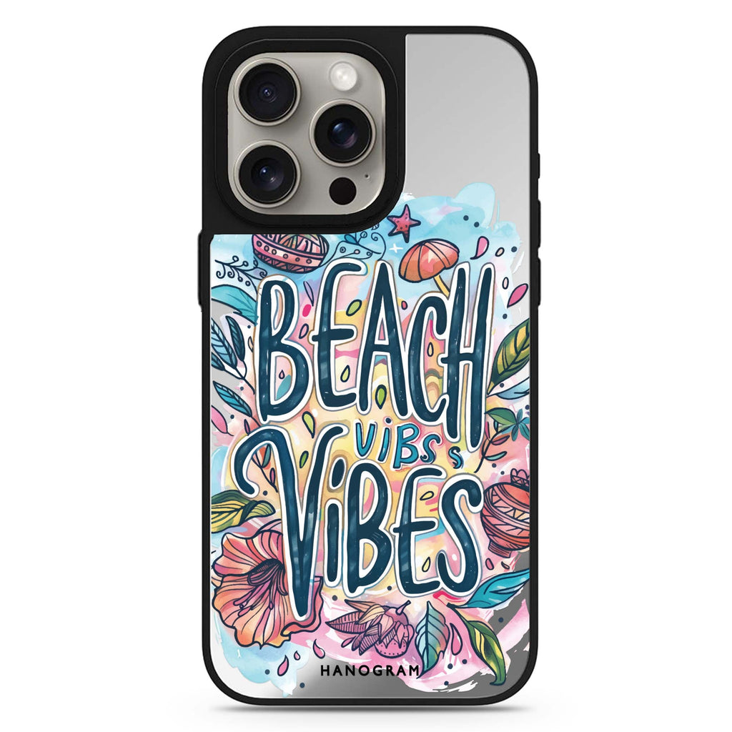 Tropical Escape MagSafe compatible mirror case for iPhone 16/15/14 Pro Max and Pro, main view