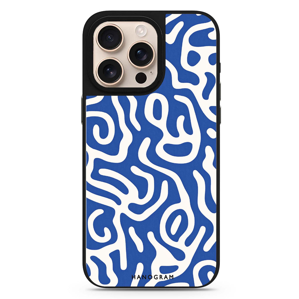 Coastal Curves MagSafe compatible mirror case for iPhone 16/15/14 Pro Max and Pro, main view