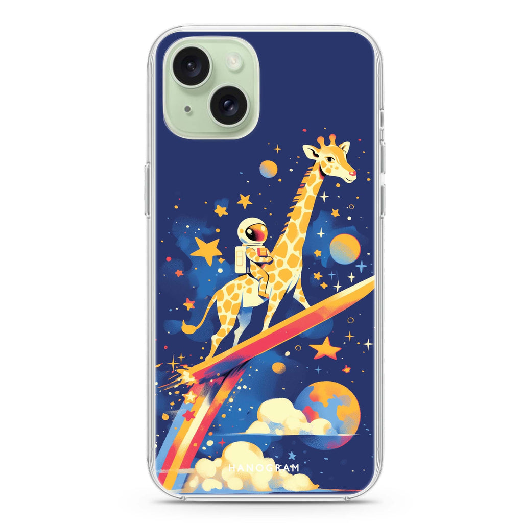 Galactic Ride iPhone 15 Plus MagSafe Compatible Ultra Clear Case