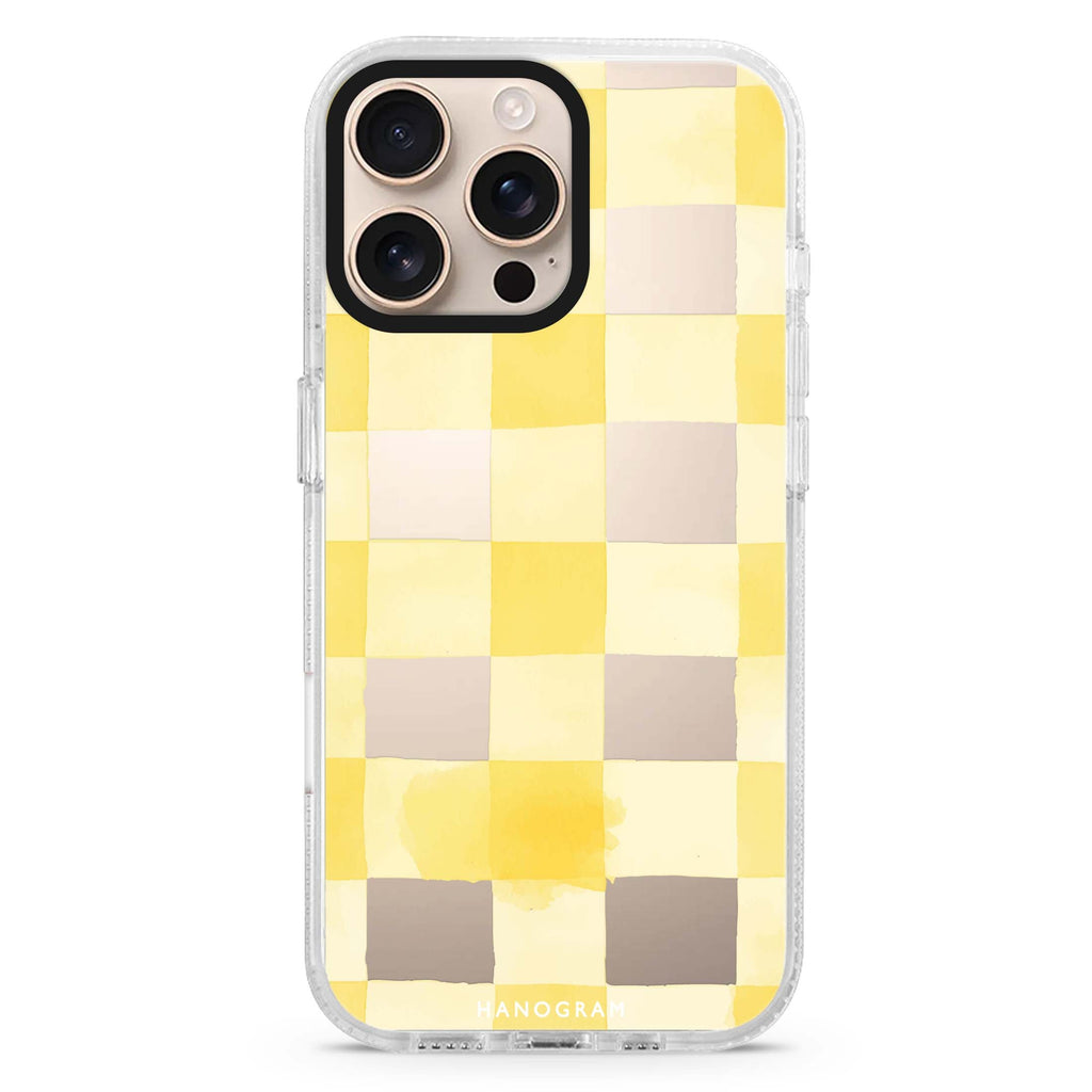 Lemon Checks MagSafe Compatible Ultra Clear Case