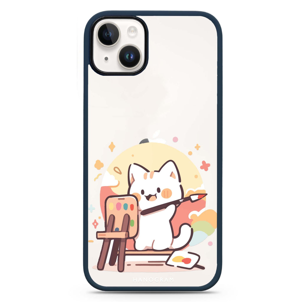 Feline Masterwork iPhone 15 Impact Guard Bumper Case