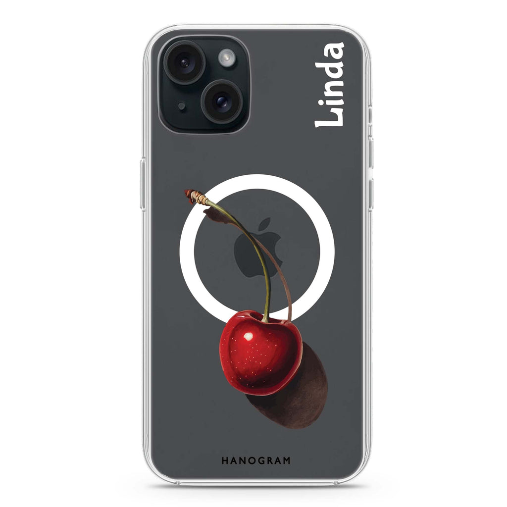 Ruby Rhapsody iPhone 15 Plus MagSafe Compatible Ultra Clear Case