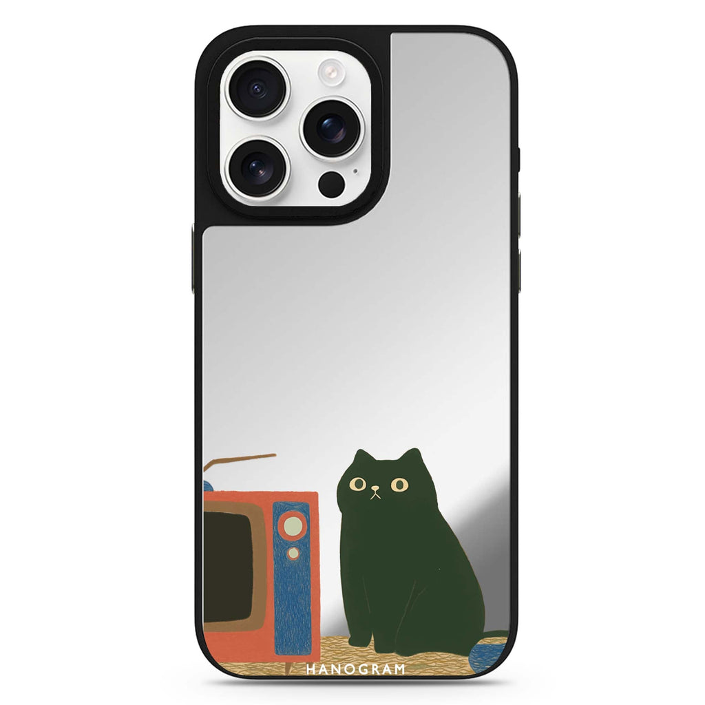 Lazy Screen Time MagSafe compatible mirror case for iPhone 16/15/14 Pro Max and Pro, main view