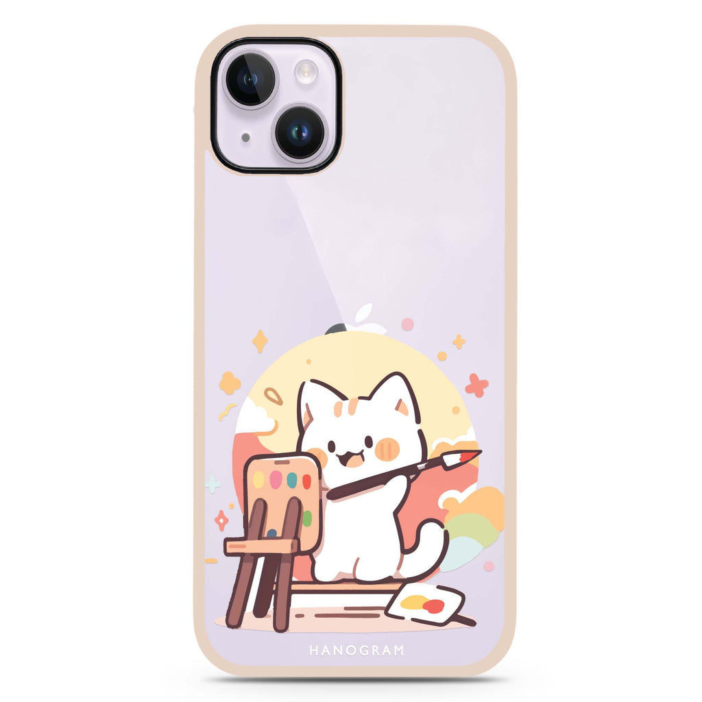 Feline Masterwork iPhone 15 Plus Impact Guard Bumper Case