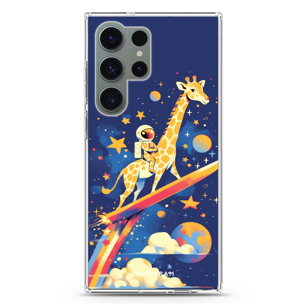 Galactic Ride Samsung Galaxy S26/S25/S24/S23/S22 Ultra ultra clear case, transparent design, main view