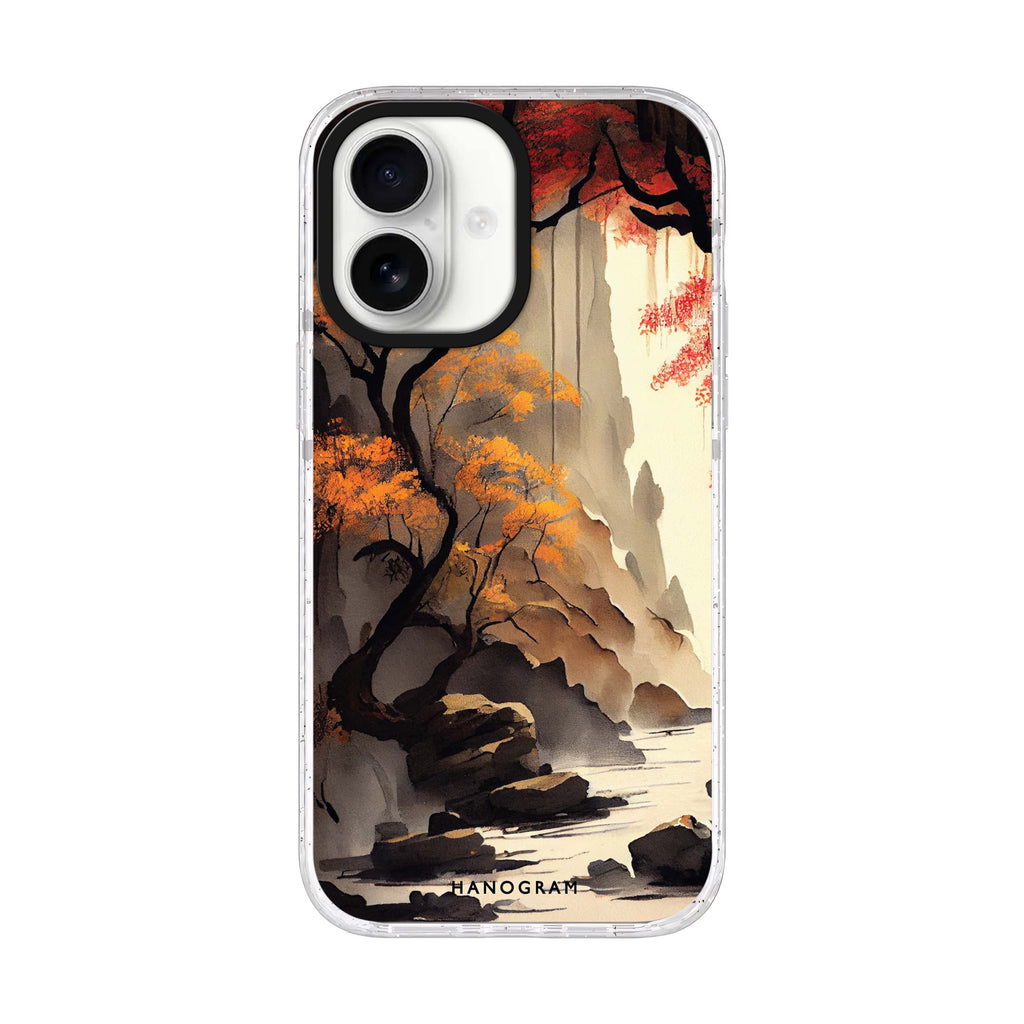 Japanese painting Style 2 iPhone 17 ultra clear MagSafe case, front product view