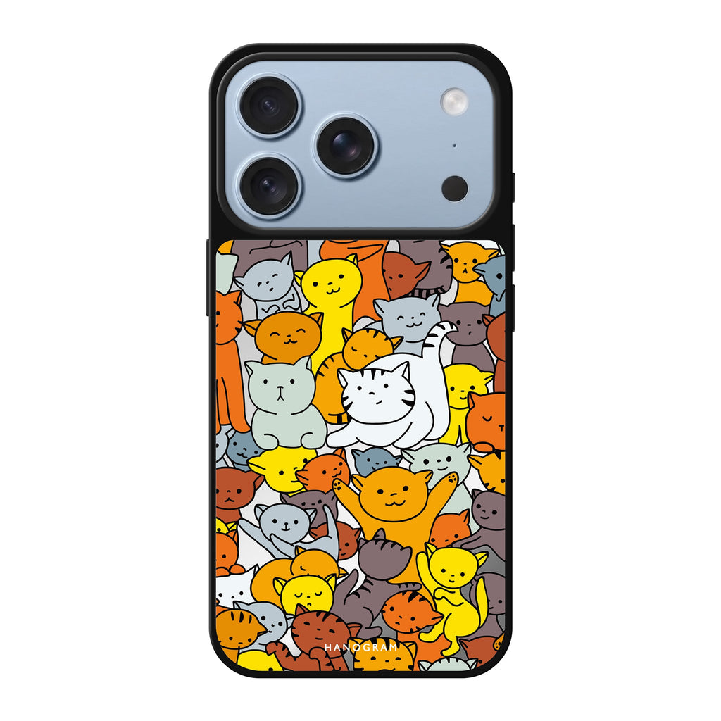 Meow Mates cat animal cute iPhone 18 Pro Max mirror case