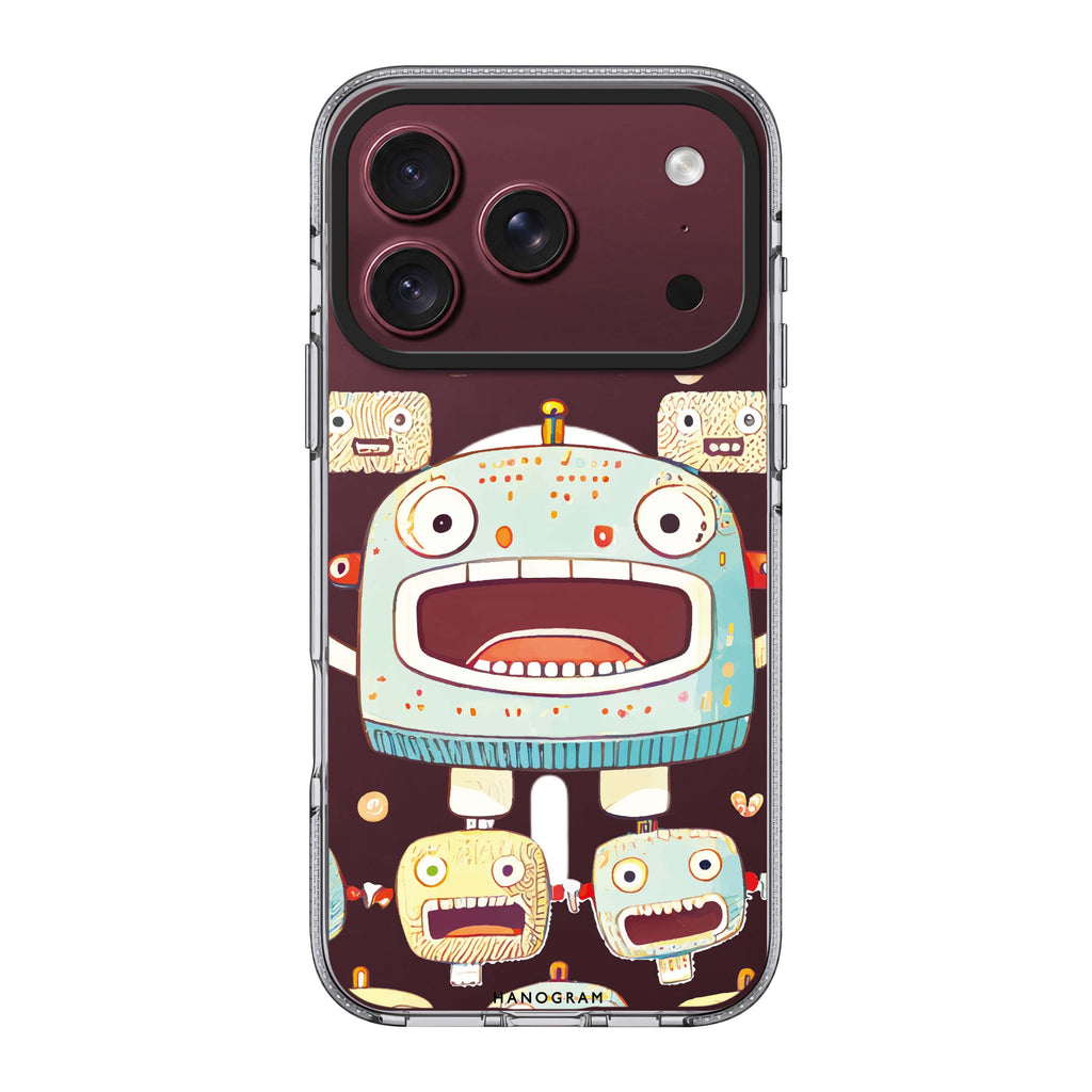 Cute robots Ultra Clear Case