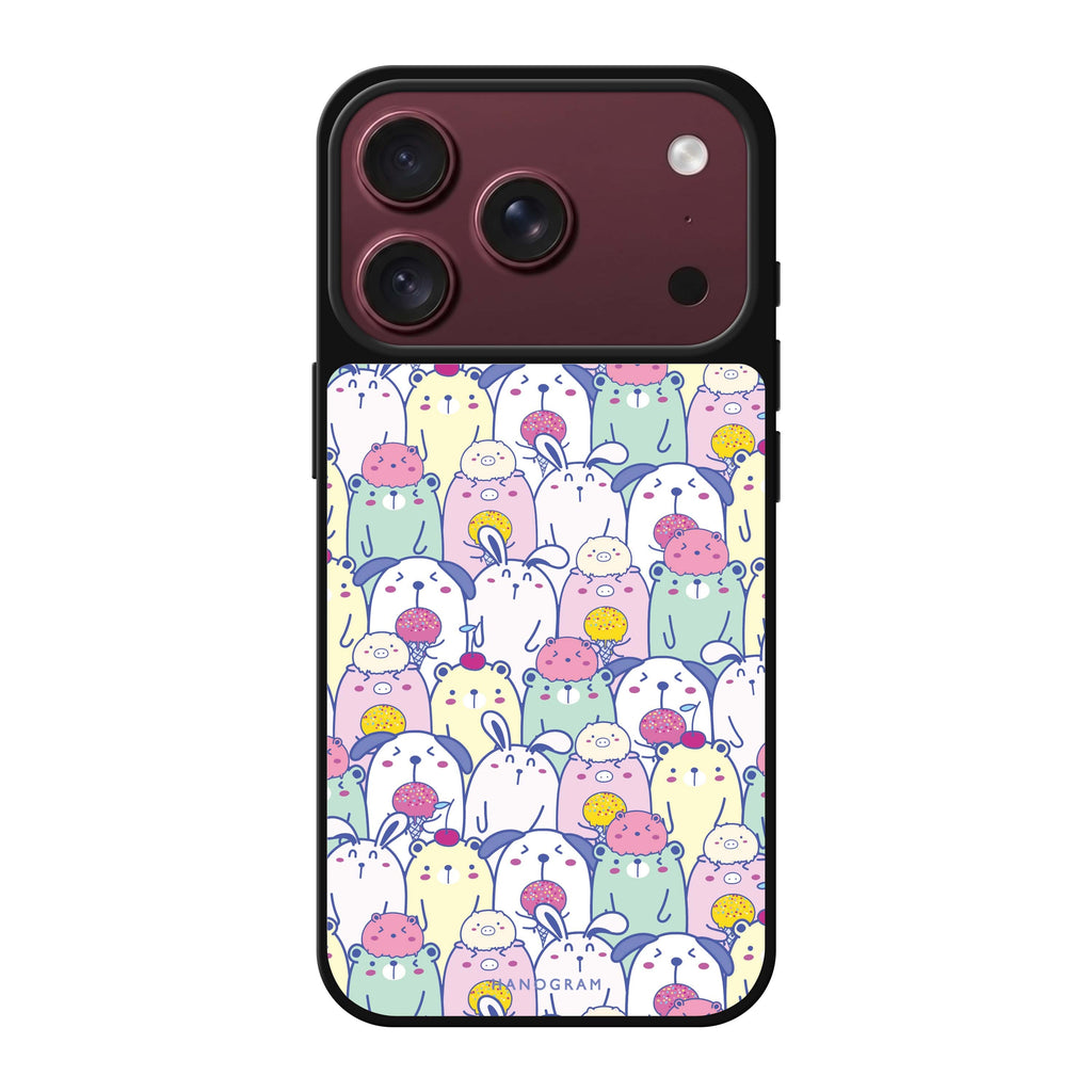 Charm Critters animal iPhone 18 Pro Max mirror case
