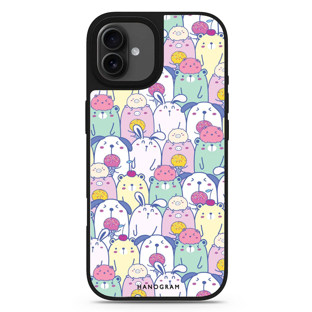 Charm Critters iPhone 17 mirror case