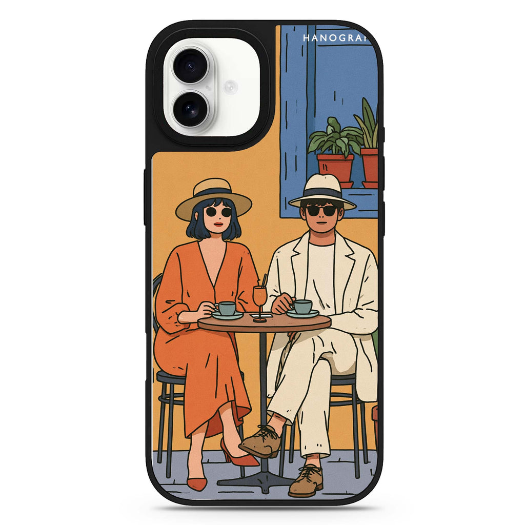 Espresso for Two iPhone 17 Mirror Case - View 1