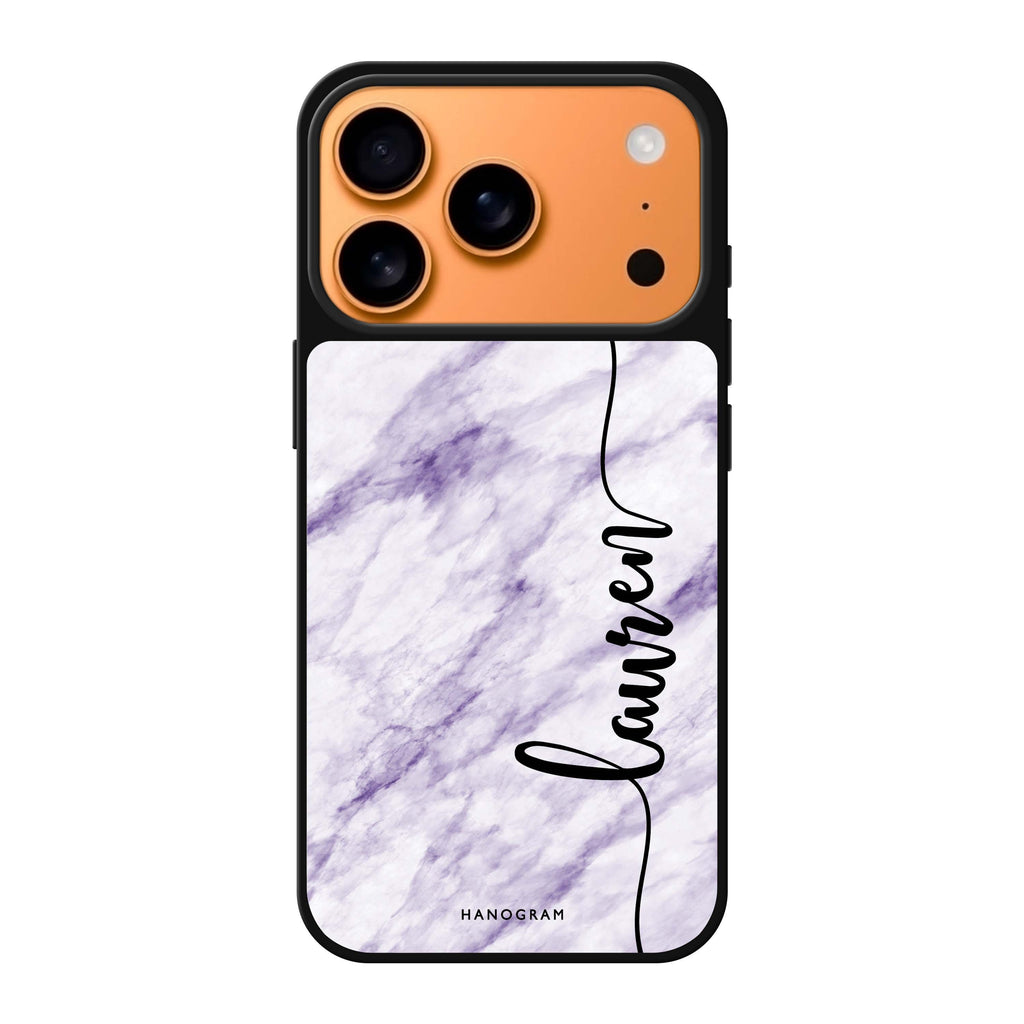 Marble Edition IV personalized name marble iPhone 17 Pro Max mirror case