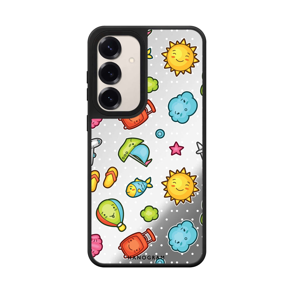 Animagic Adorables Samsung Galaxy mirror case front view