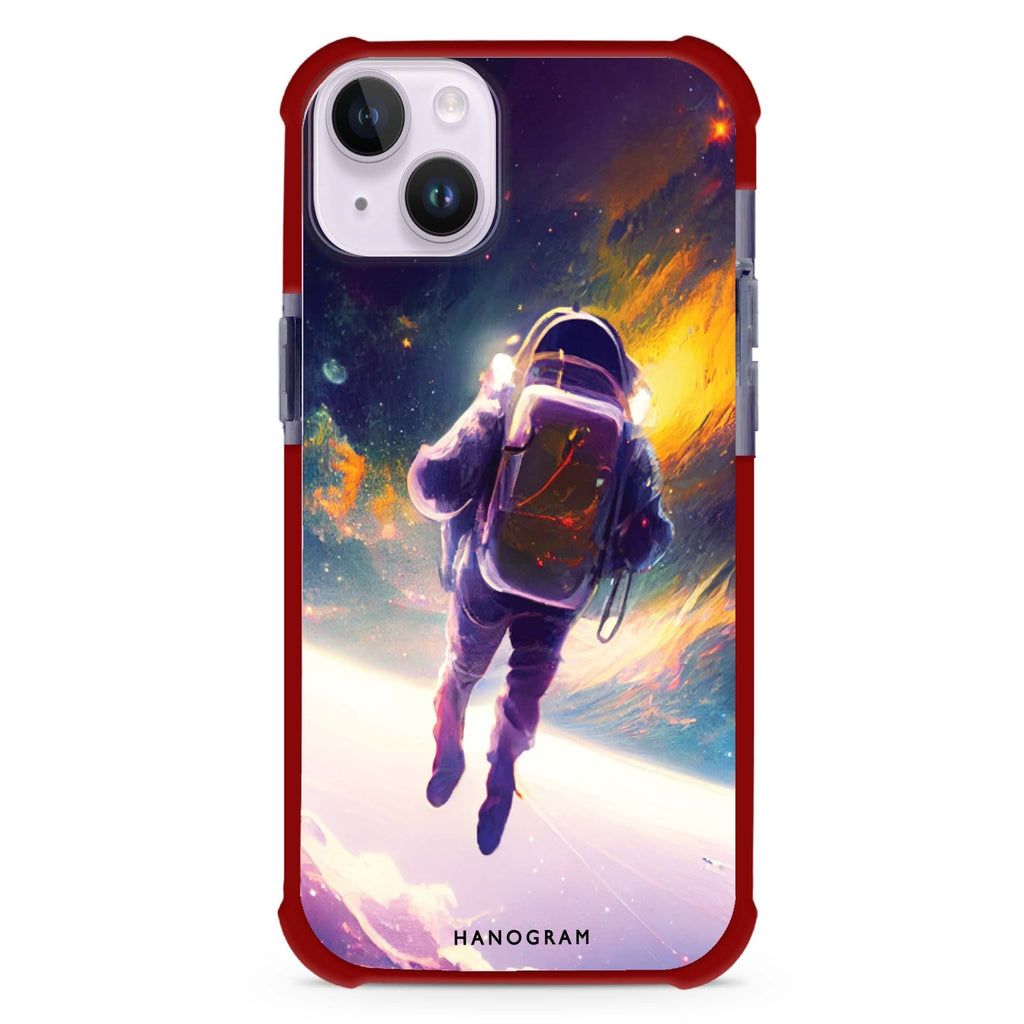 Flying Astronaut iPhone 15 Plus Ultra Shockproof Case