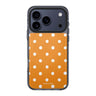 Orange Dots orange fruit pattern iPhone 17 Pro Max ultra clear case