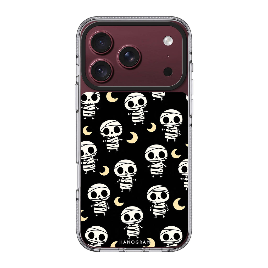 Mummy Moonwalk Noir iPhone 18 Pro Max Ultra Clear Case - Image 1