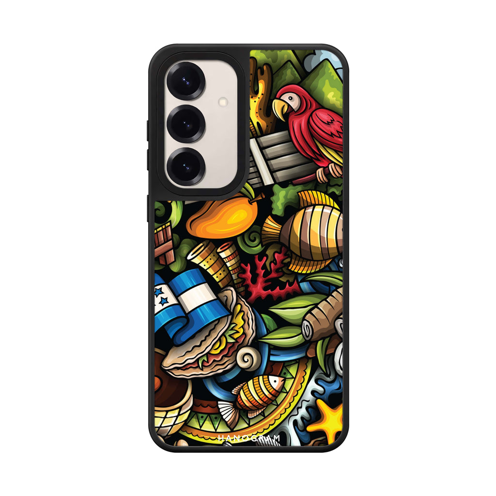 Fantasy Features Samsung Galaxy mirror case front view