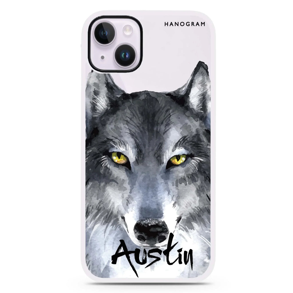 Snow Wolf iPhone 15 Plus Impact Guard Bumper Case
