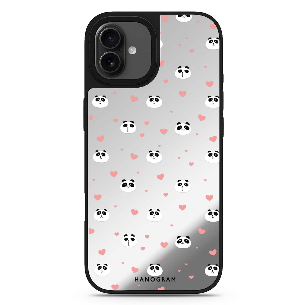Panda Playtime animal design iPhone 17 mirror case