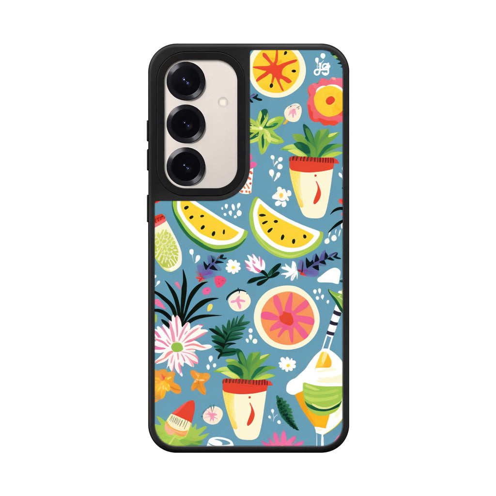 Tropical Treats Samsung Galaxy mirror case front view