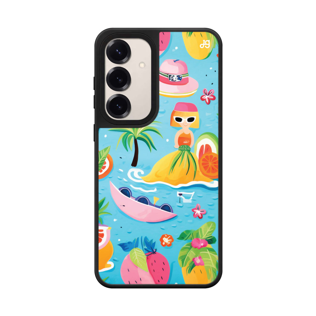 Playful Adventures Samsung Galaxy mirror case front view