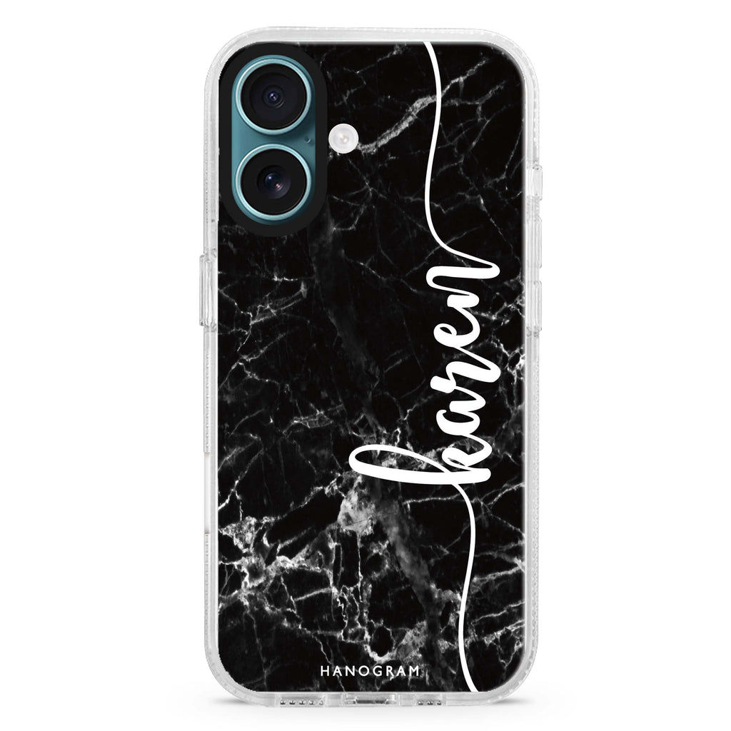 Marble Edition VII MagSafe Compatible iPhone 16 Ultra Clear Case - Personalized and Stylish Protection