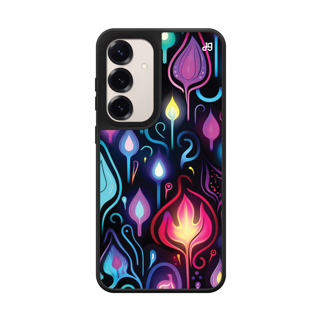 Luminous Nights Samsung Galaxy mirror case front view