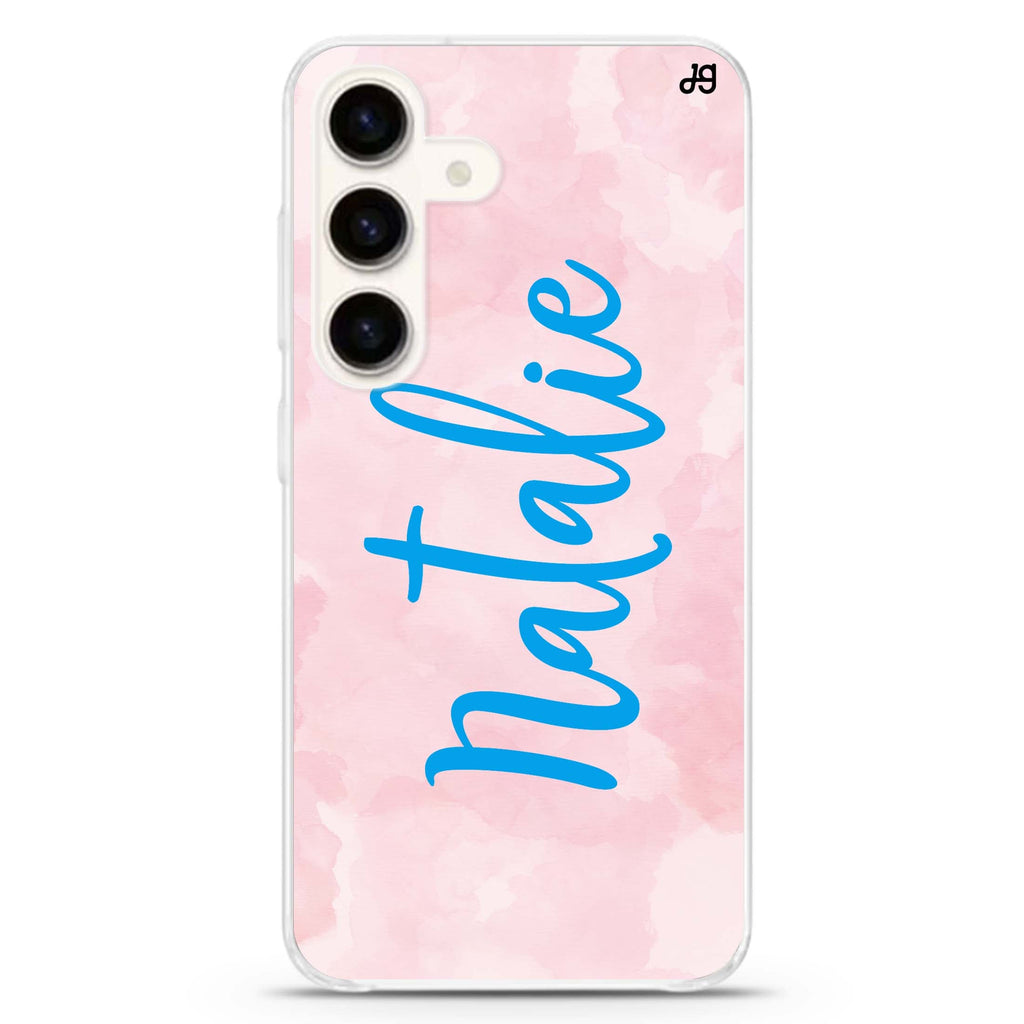 Pink Aqua Samsung Galaxy Ultra Clear Case