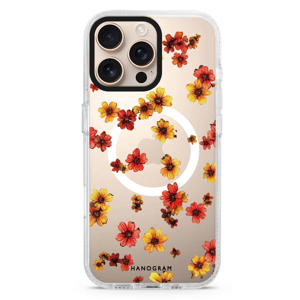 Warm Blooms Magsafe Compatible Ultra Clear Case