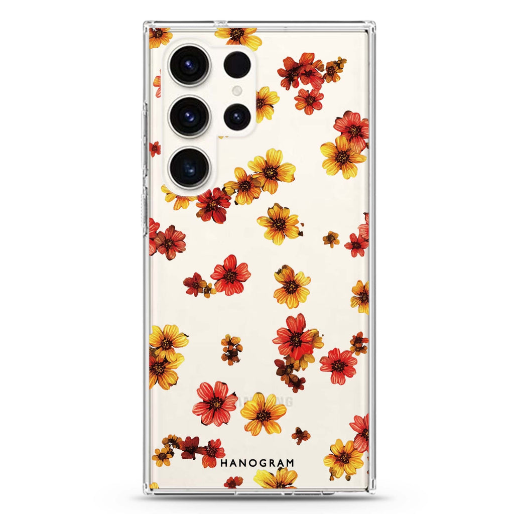 Warm Blooms Samsung Galaxy Ultra Clear Case