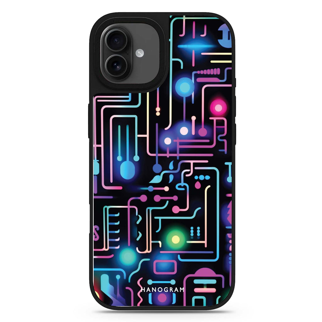 Glow Spectrum iPhone 17 mirror case