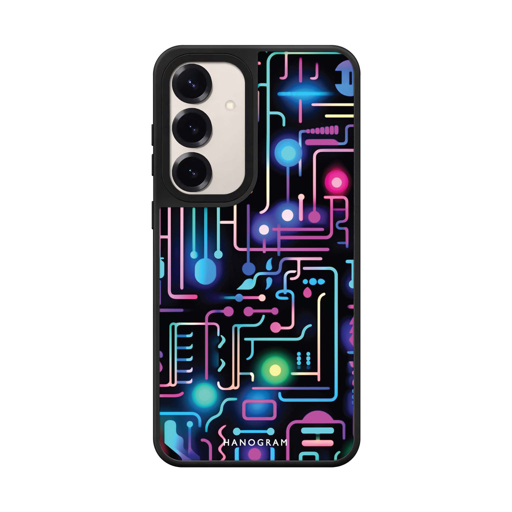 Glow Spectrum Samsung Galaxy mirror case front view